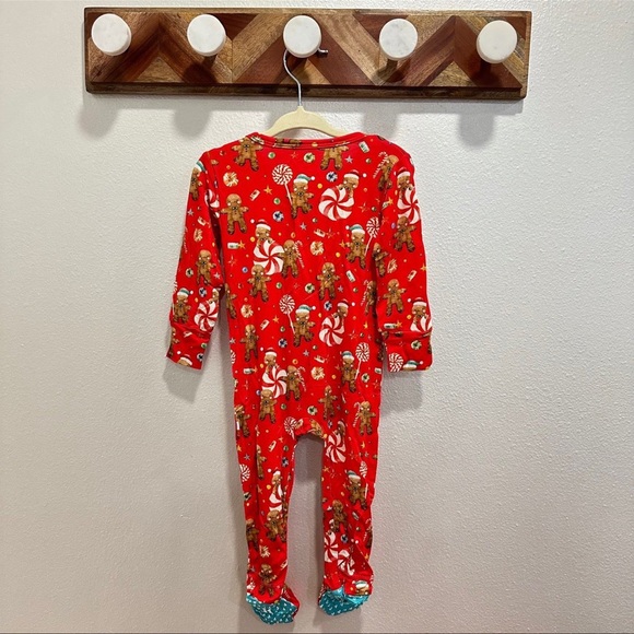 POSH PEANUT CANDY CANE LANE CHRISTMAS XMAS HOLIDAY FOOTIE ONESIE 18-24M - Picture 3 of 4